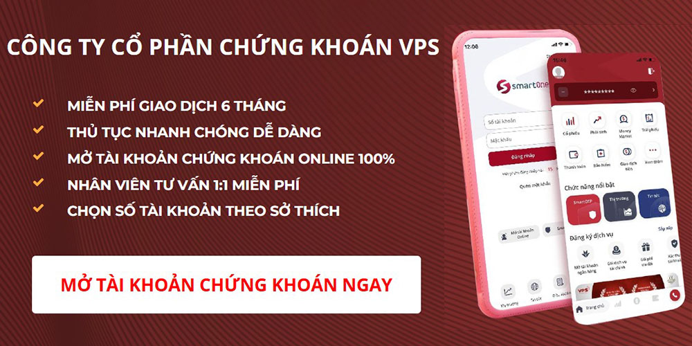 Baner mở tài khoản chứng khoán vps